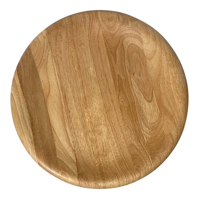 Late 20th Century Dansk Blonde Wood Tray Platter For Sale