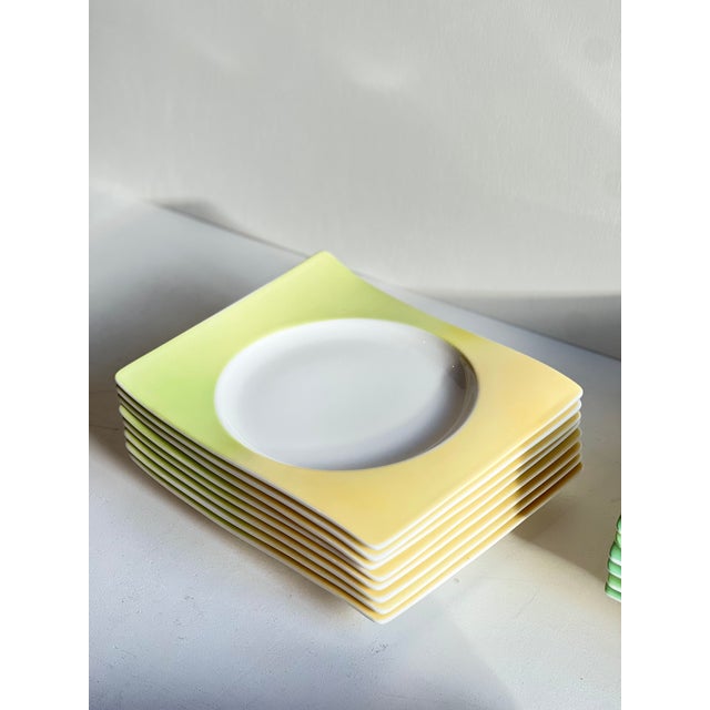 1990s 1990s Villeroy & Boch New Wave Lagoon 24 Piece Dinnerware Set Service for 8 For Sale - Image 5 of 18