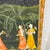 1900 - 1909 1900s Hand Painted Indian Landscape Artwork With Floral Border For Sale - Image 5 of 8