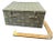 Vintage 1980s Chinese Silk Covered Wooden Jewelry Trinket Gift Box W Down Lining For Sale
