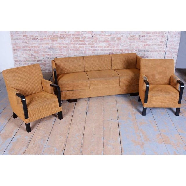 Dimensions of the armchairs: Height: 83 cm (32.7 in) Width: 64 cm (25.2 in) Depth: 73 cm (28.7 in) Seat height: 46 cm...
