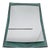 Mirror in Aqua Green Glass, 1960s For Sale
