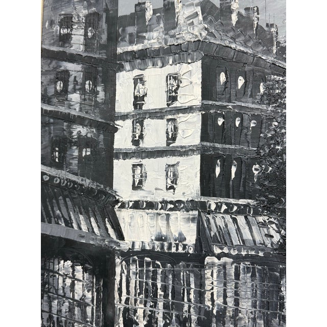 Late 20th Century Caroline Burnett "Arc De Triomphe" Original Oil Painting, Framed For Sale - Image 4 of 12