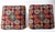 Milo Baughman for Thayer Coggin Pair of 1970's Milo Baughman Stretcher-Base Stools, Newly Upholstered in Etro's "Fergana Viola" Italian Paisley Jacquard For Sale - Image 4 of 5