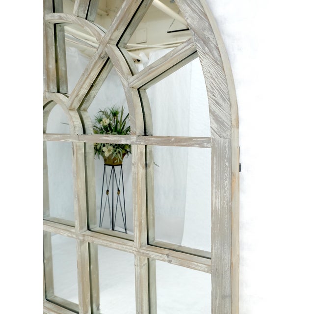 Turquoise Green Colored Shell Tile Frame 38x48 Rectangle Frame Wall Mirror MINT!