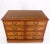 Wood 4 Drawers Embossed Leather Top Burl Wood File Cabinet Credenza w/ Key For Sale - Image 7 of 13