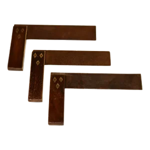Set of Three Victorian Set Squares, C. 1880