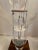 Industrial Vintage Retro High Pressure Sodium Industrial Bulb Display on Wood Pedestal Marked "Roost" - Set of 2 For Sale - Image 3 of 8