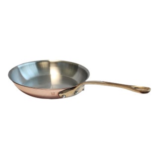 Mauviel Williams Sonoma Vintage Ten Inch Copper Fry Pan For Sale
