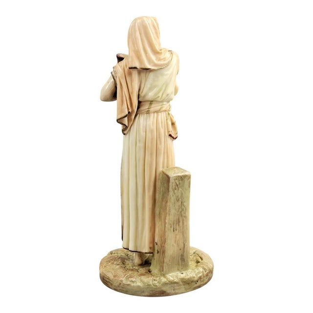 Sculptural Egyptian Figure by James Hadley for Royal Worcester, 1895 For Sale - Image 4 of 11