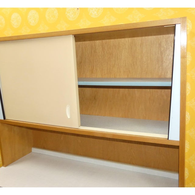 Small Pastel Wood and Resopal Kitchen Cabinet, 1950s For Sale - Image 13 of 18