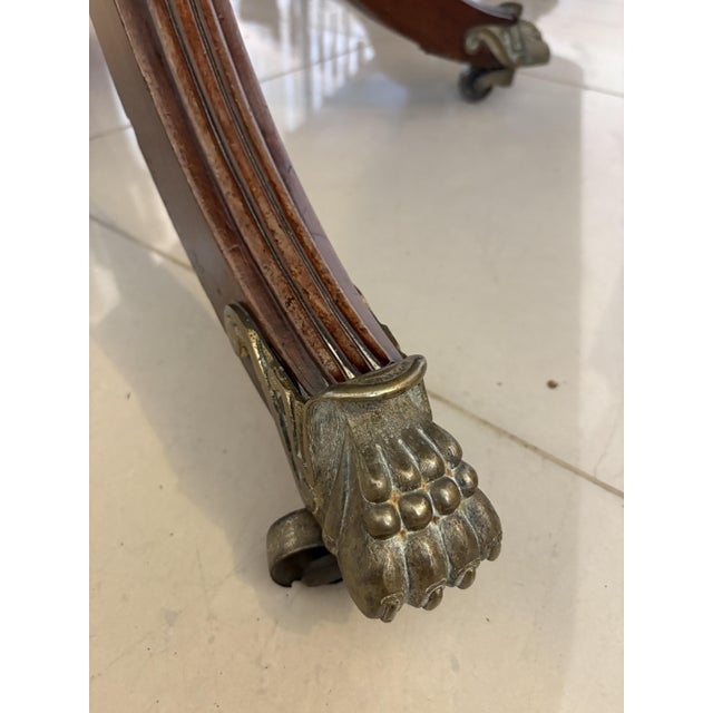 Regency 16 Seater Figured Mahogany 3 Pilar Dining Table, 1830s For Sale - Image 16 of 17