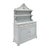 French Provincial French Provincial Painted Double Corps Buffet, "Saint Hubert”, Circa 1880 For Sale - Image 3 of 9