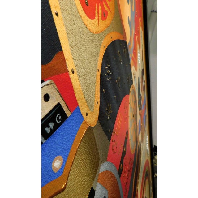 Anton Arkhipov "The Hero" Hand Signed Painting on Canvas With Custom Framed H.Signed For Sale In Denver - Image 6 of 10