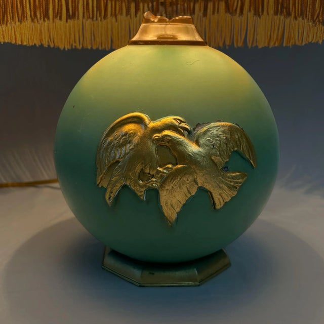 1930s Scandinavian Art Deco Globe Table Lamp, 1930s For Sale - Image 5 of 12