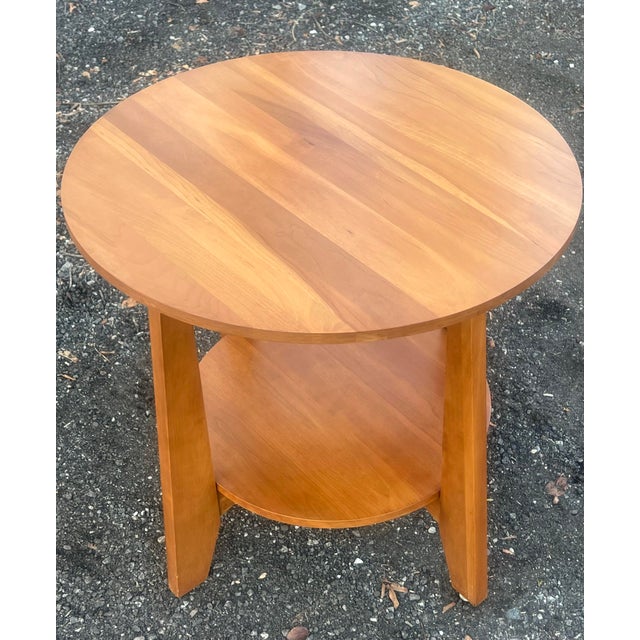 American Ethan Allen American Impressions Cherry Accent Table For Sale - Image 3 of 11