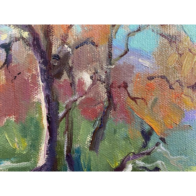 This work is titled "Lower Gas Point". Susan F Greaves' work is described as "a fine example of strong, painterly style"....