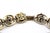 Art Deco 19.2K Gold Bracelet with Diamond Paddle For Sale - Image 4 of 10
