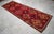Ruby Red Vintage Hand-Knotted Turkish Area Rug Wide Hallway Rug Gallerie Runner Rug- 3′11″ X 12′6″ For Sale - Image 8 of 16