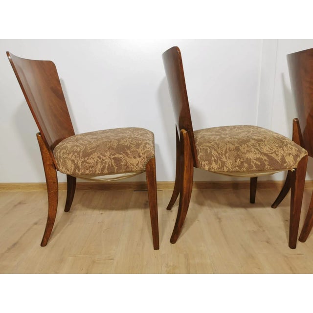 Art Deco Dining Chairs by Jindrich Halabala, Set of 4 For Sale - Image 3 of 18