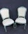 French French Style Paint Decorated Carved Side Chairs - a Pair For Sale - Image 3 of 10