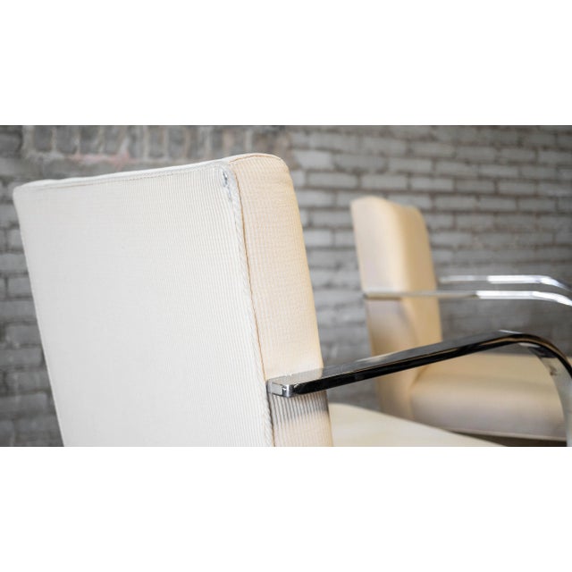 Vintage Mies Van Der Rohe Attr. Brno Flat Bar Armchairs (Only 2 Left) For Sale - Image 11 of 12