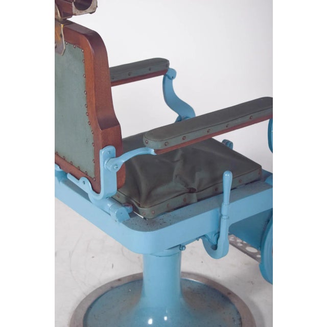 Mid-Century Portuguese Barber Chair, 1950s For Sale - Image 10 of 15