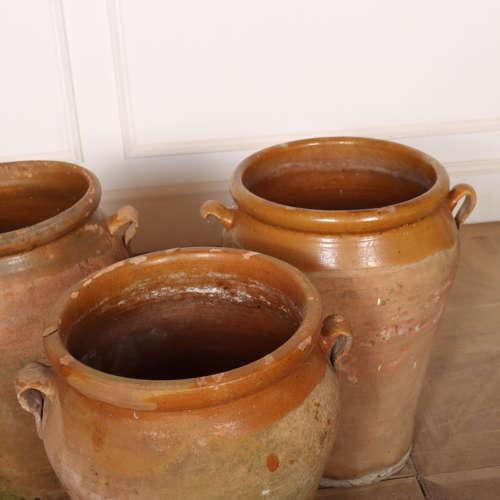 Spanish Terracotta Vases, 1920s, Set of 3 For Sale - Image 4 of 6