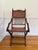 William Morris English Arts and Crafts folding camp chair. All chair elements are still in tact including the original...