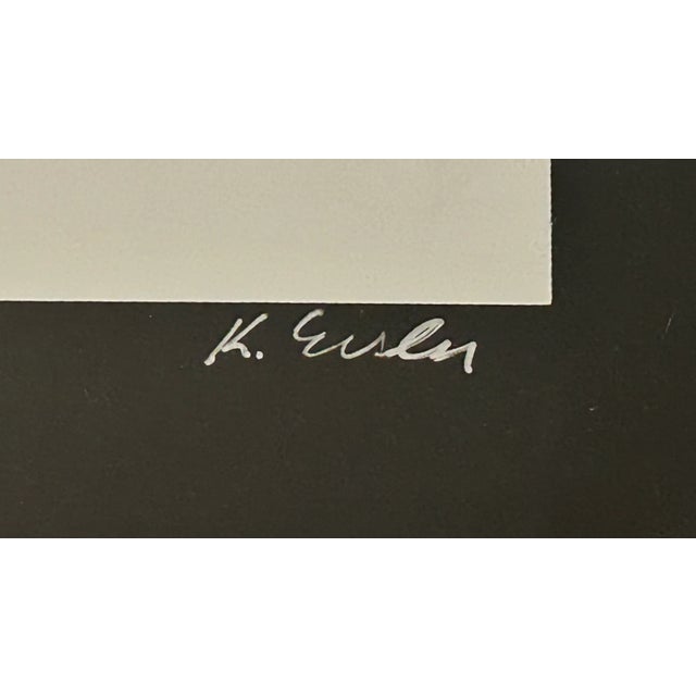 Vintage Karl Eisler - “Deco Vase” Signed Framed Limited Edition Serigraph Print (#378/2500) (1984) (American) For Sale - Image 4 of 7