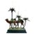 Vintage Orientalist Cold-Painted Bronze Figural Sculpture Candleholder. For Sale