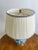 Blue Oriental Chinese Ming Dynasty Style Blue & White Table Lamp W Org Shades, a Pair For Sale - Image 8 of 15