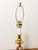 Mid-Century Modern Vintage Brass Helix Barley Twist Table Lamp For Sale - Image 3 of 6