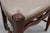 Antique Gustavian Walnut Chair with Leather, 1700s For Sale - Image 10 of 14