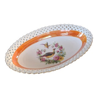 LastChance!Vintage Schumann Bavaria Reticulated Bowl For Sale