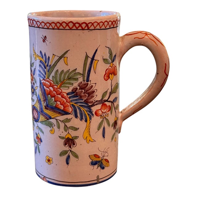 Mid 19th Century Delft Mug For Sale