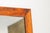 Danish mirror from the 60s with a beautiful rectangular wooden frame measuring 122 x 63 centimeters.