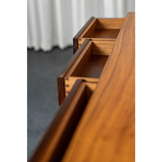 Wood Mid-Century Desk, Italy, 1950s For Sale - Image 7 of 12