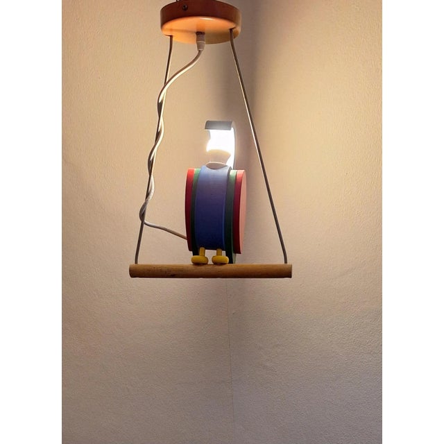Brown Vintage Children's Room Lamp, 2000s For Sale - Image 8 of 8