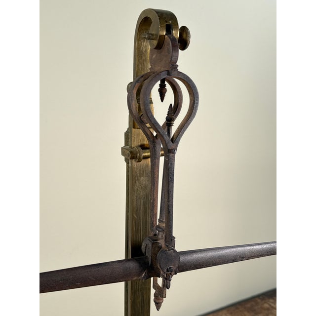 Antique Vandome Titford and Pawson London Brass Apothecary Balance Scale For Sale - Image 9 of 12
