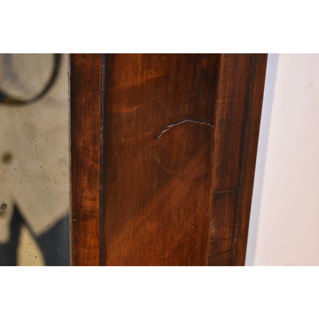19th Century Walnut Mirror From England For Sale - Image 11 of 12