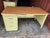 Mustard McDowell & Craig Vintage Mid Century Modern Metal Tanker Desk For Sale - Image 8 of 10