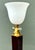 Vintage Deco Zebra Wood and Brass Floor Lamp For Sale In West Palm - Image 6 of 12