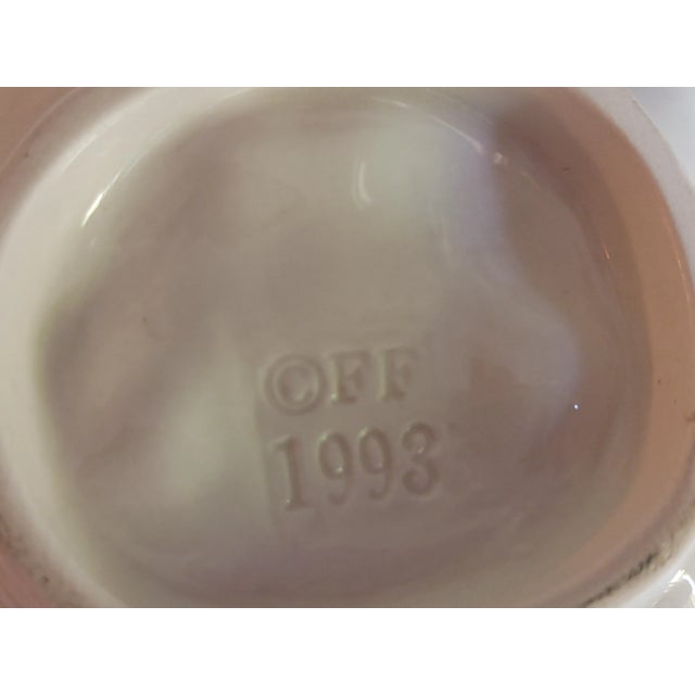 Ceramic Vintage "Thanksgiving Banquet" by Fitz and Floyd 1993-98 Relish Dish For Sale - Image 7 of 7