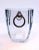 Mid 20th Century Strömbergshyttan Sweden Blue Glass Ice Bucket With Sterling Silver Handles For Sale In Philadelphia - Image 6 of 11