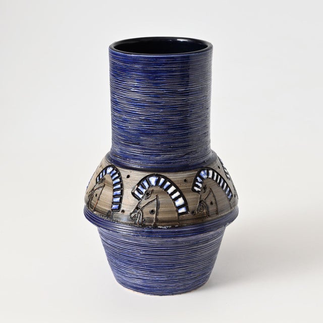 1960s Vintage Italian Horse-Head Vase from Fratelli Fanciullacci, 1960s For Sale - Image 5 of 7