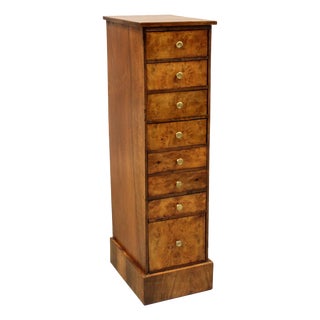 Antique Bedside Table in Walnut, 1900s For Sale