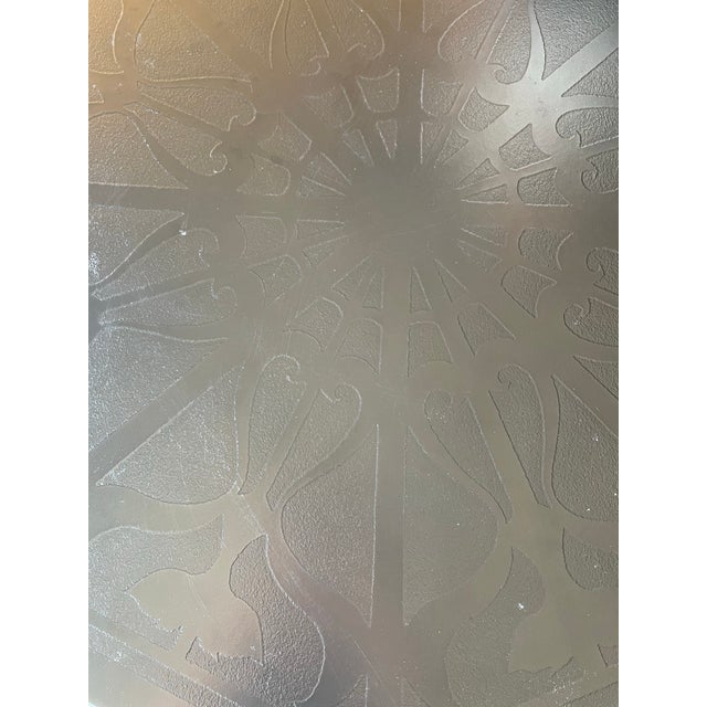 Vintage Mid Century Modern Hexagonal Table For Sale - Image 10 of 12