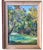 Vintage Florida Spring Landscape Painting in the Highwaymen Style in Pickled Cerused Wood Frame, Mid-20th Century For Sale In Jacksonville, FL - Image 6 of 9