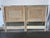 Late 20th Century Vintage Faux Pencil Rattan Twin Headboard Set, Wood For Sale - Image 5 of 12